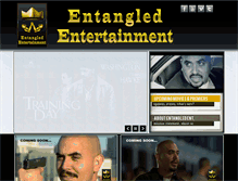 Tablet Screenshot of entangledentertainment.com